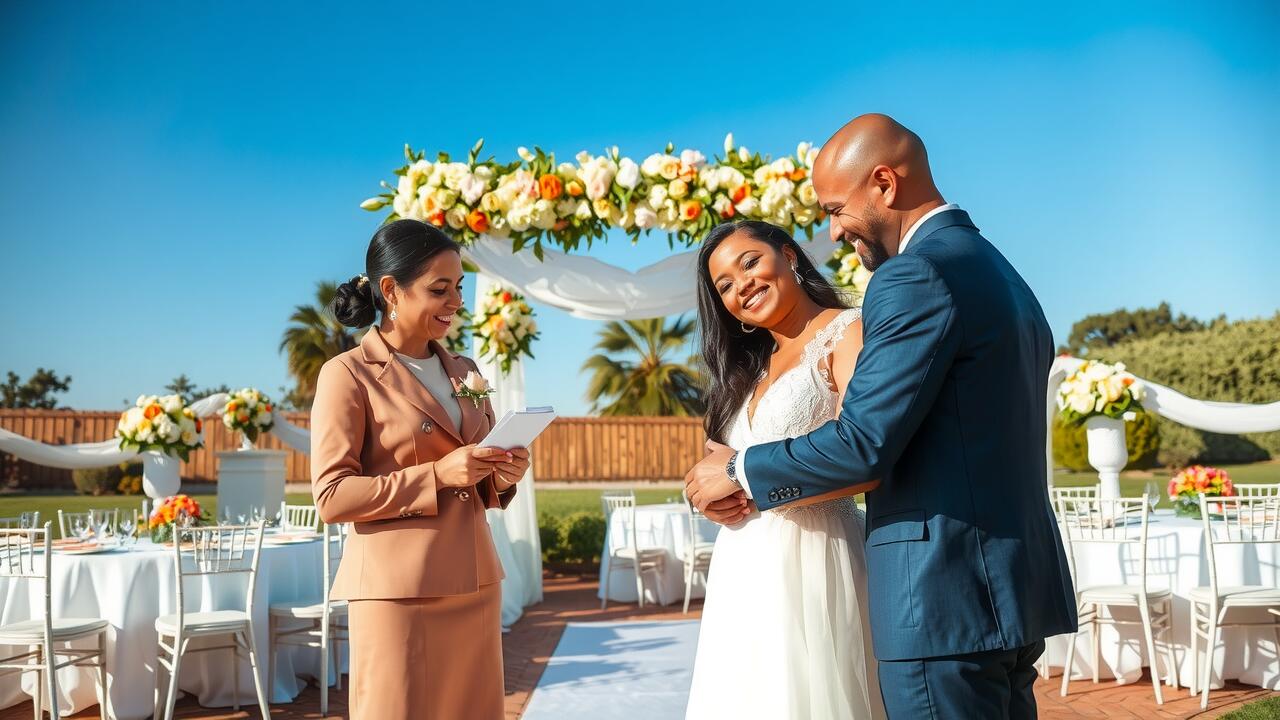 How to coordinate a wedding the day of?