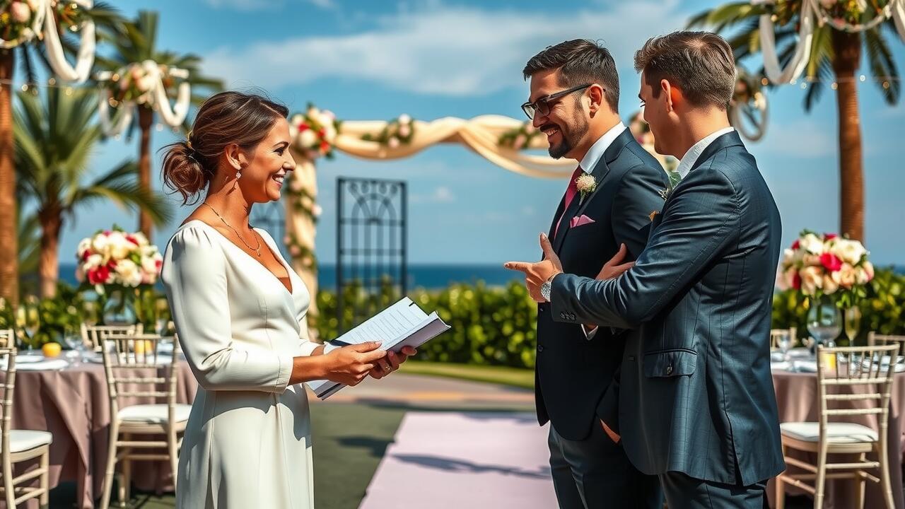 Should couples coordinate at a wedding?