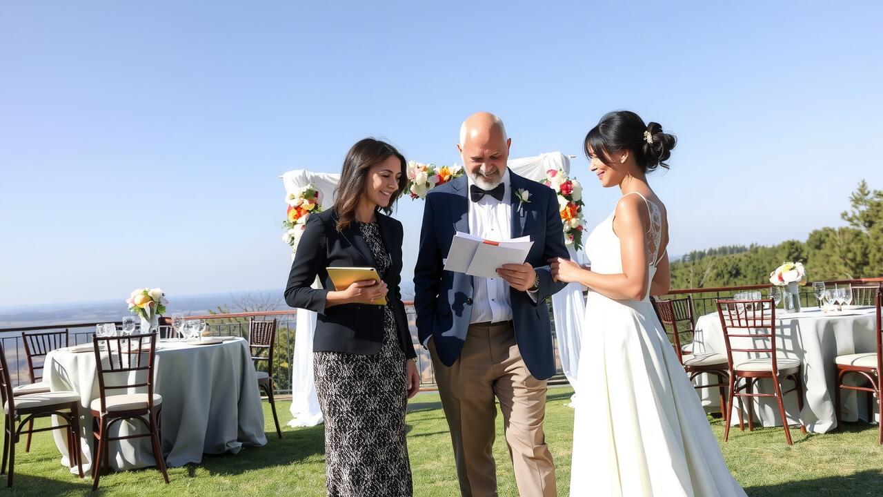 What does a wedding coordinator do on the day?